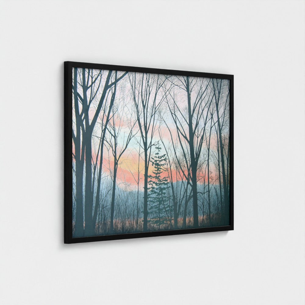 Winter Trees at Dusk - Marion Ranyak