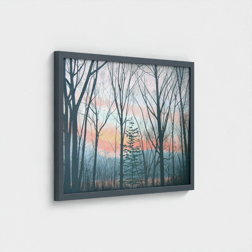 Winter Trees at Dusk - Marion Ranyak