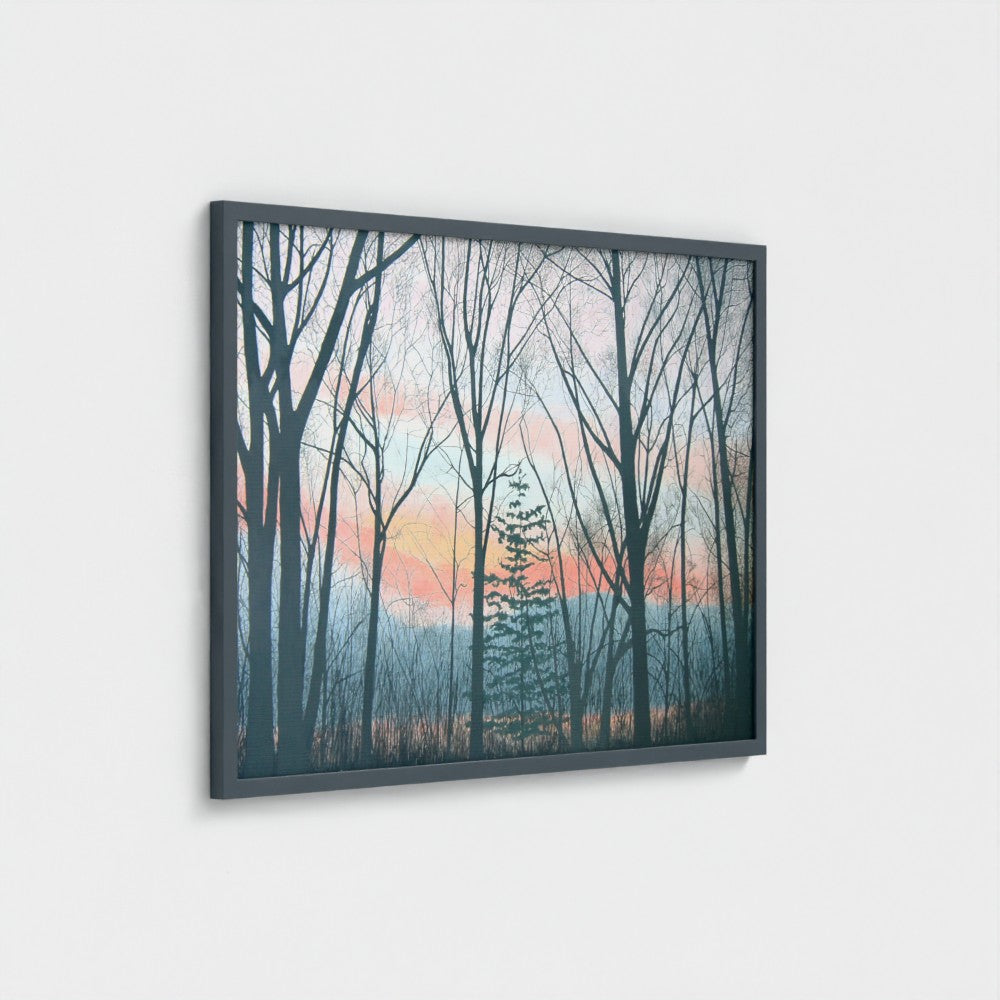 Winter Trees at Dusk - Marion Ranyak