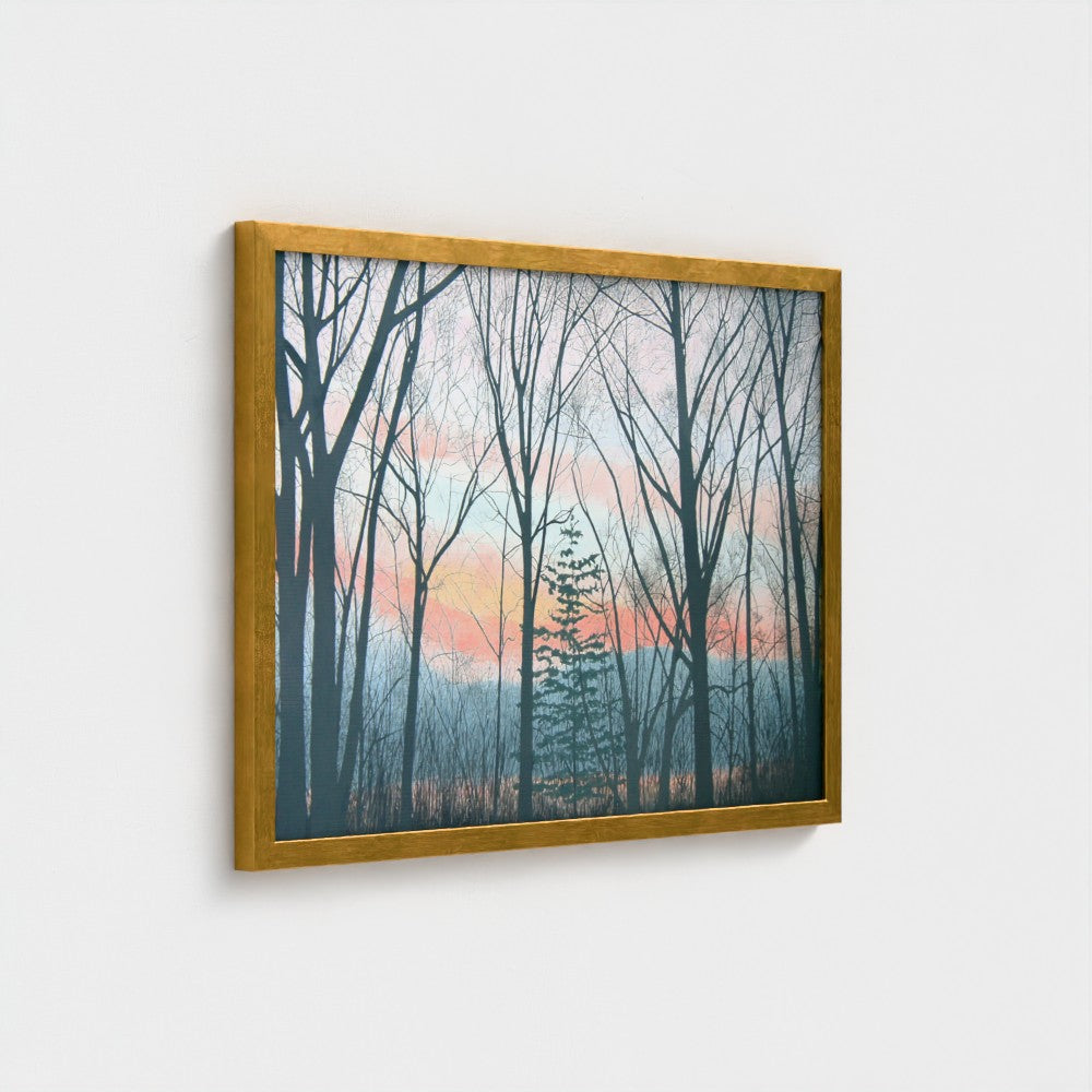 Winter Trees at Dusk - Marion Ranyak