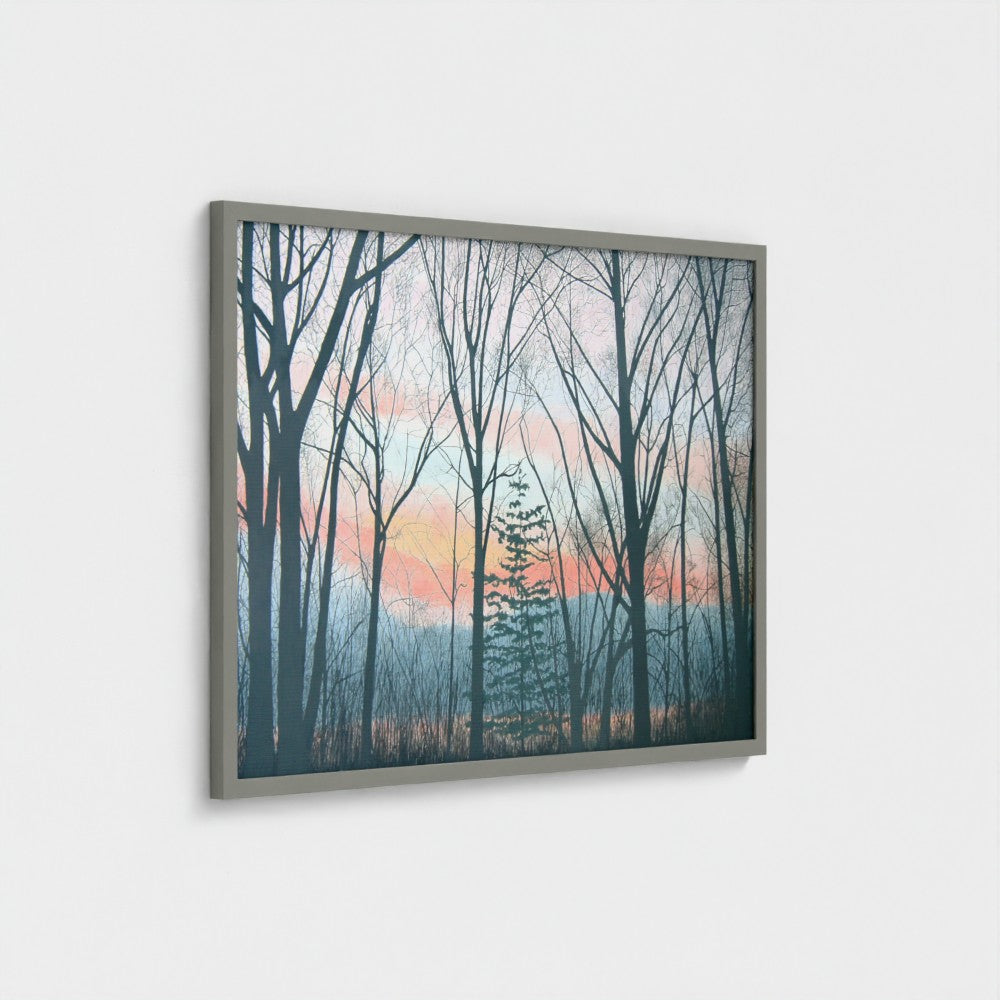 Winter Trees at Dusk - Marion Ranyak