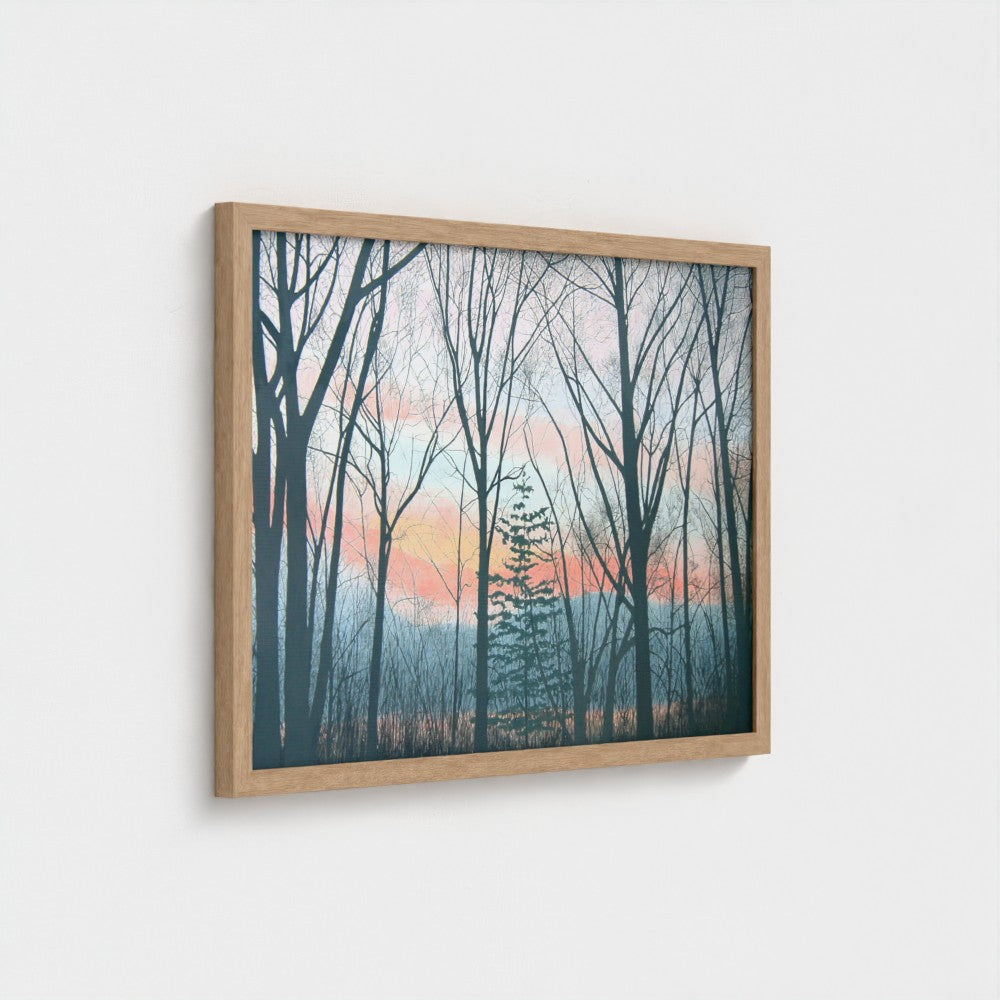 Winter Trees at Dusk - Marion Ranyak