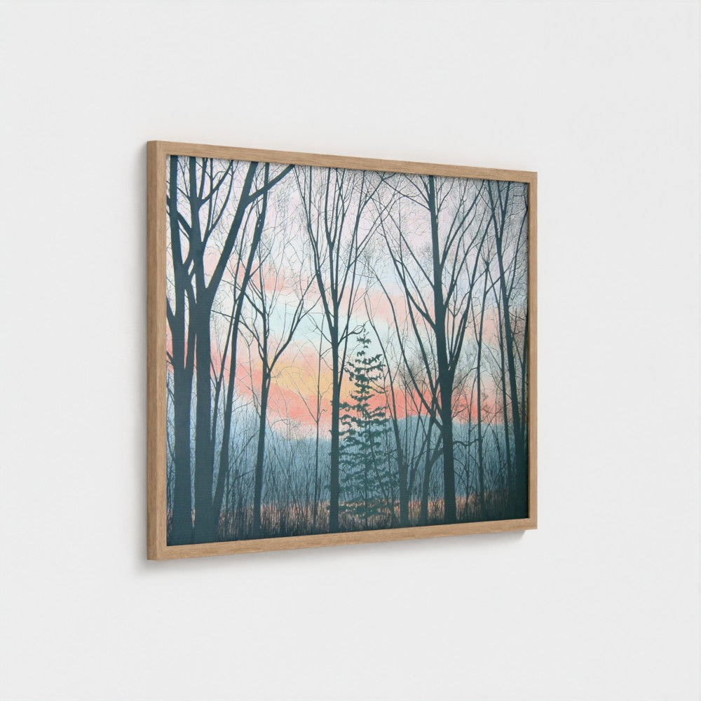 Winter Trees at Dusk - Marion Ranyak