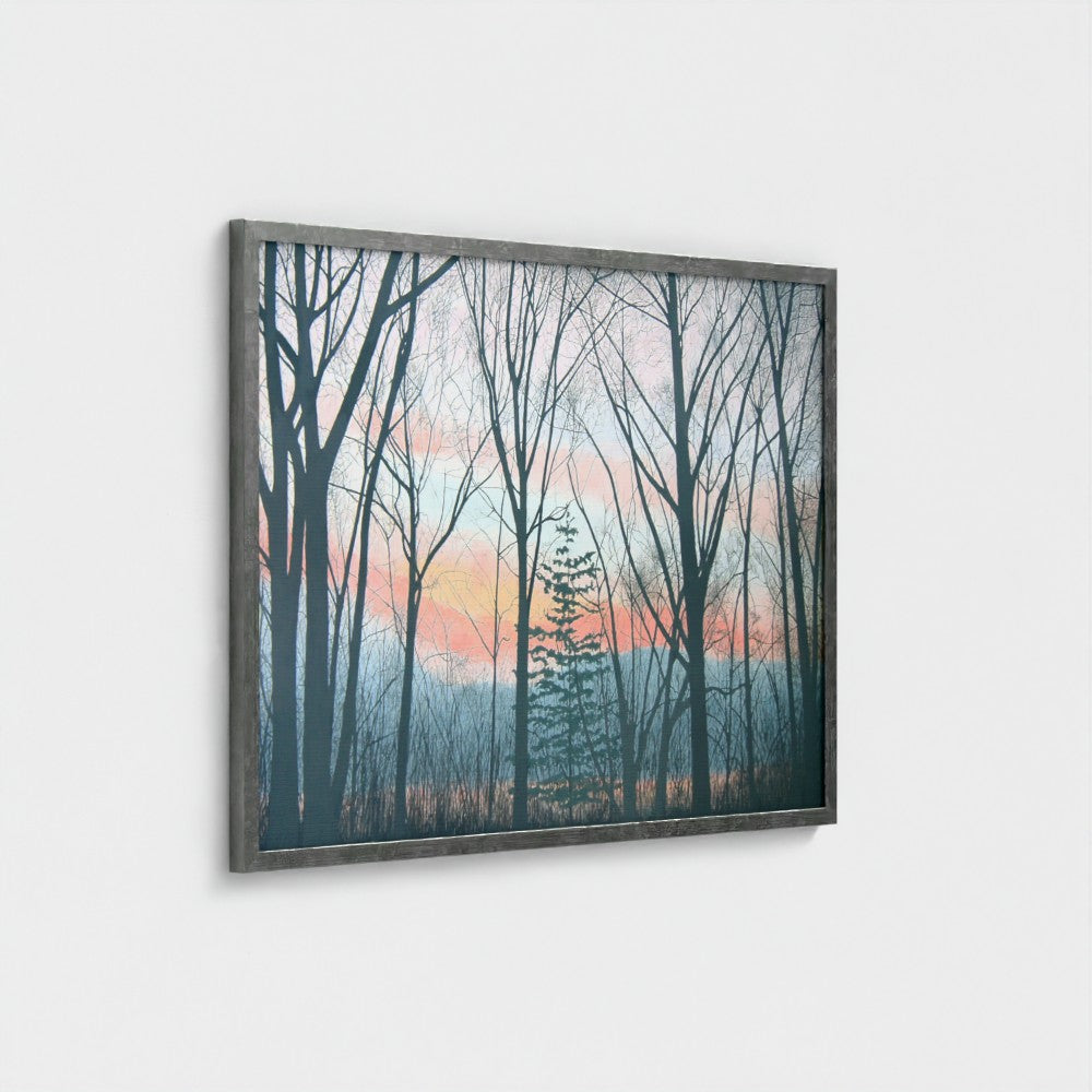 Winter Trees at Dusk - Marion Ranyak