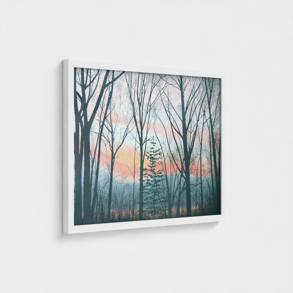 Winter Trees at Dusk - Marion Ranyak