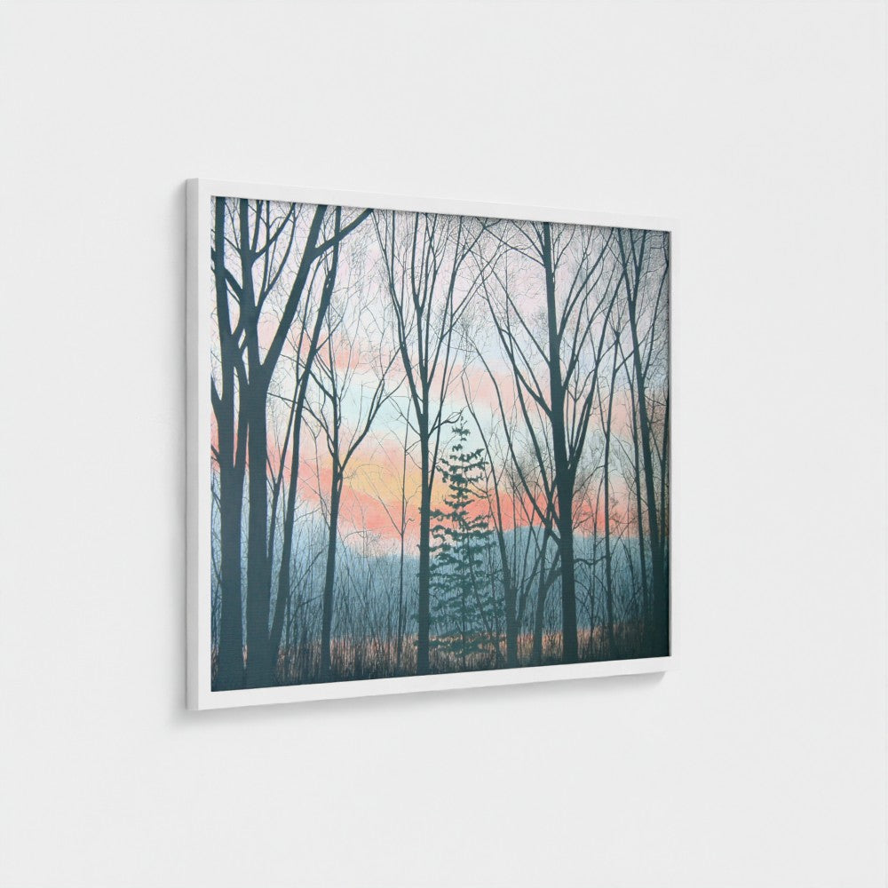 Winter Trees at Dusk - Marion Ranyak