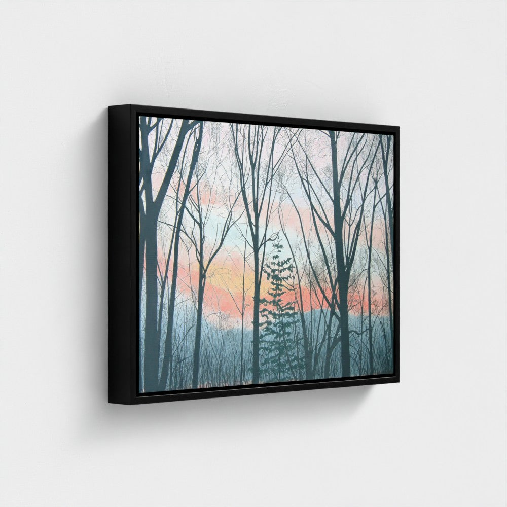 Winter Trees at Dusk - Marion Ranyak