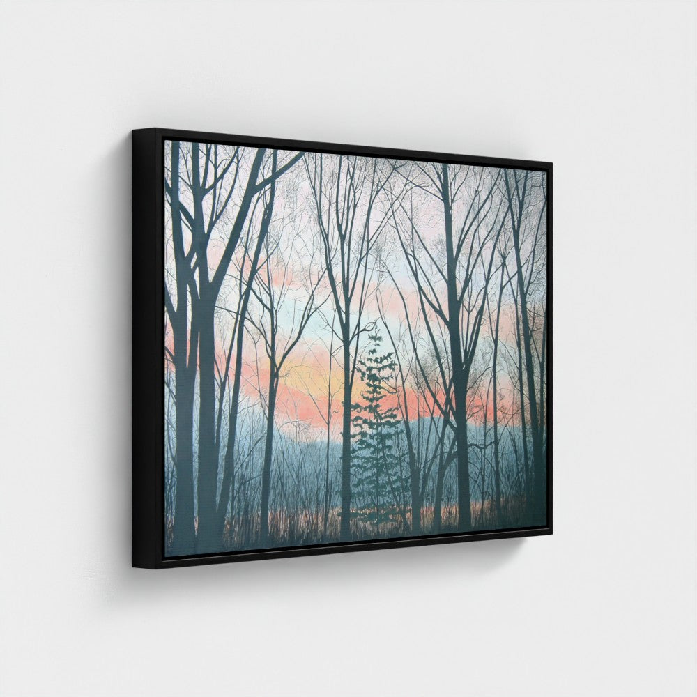 Winter Trees at Dusk - Marion Ranyak