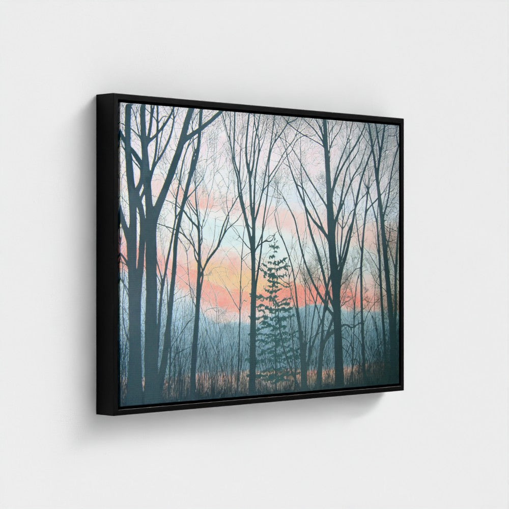Winter Trees at Dusk - Marion Ranyak