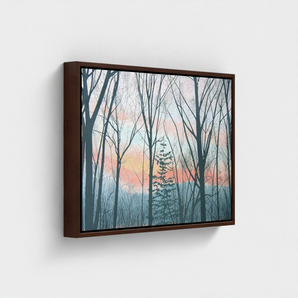 Winter Trees at Dusk - Marion Ranyak