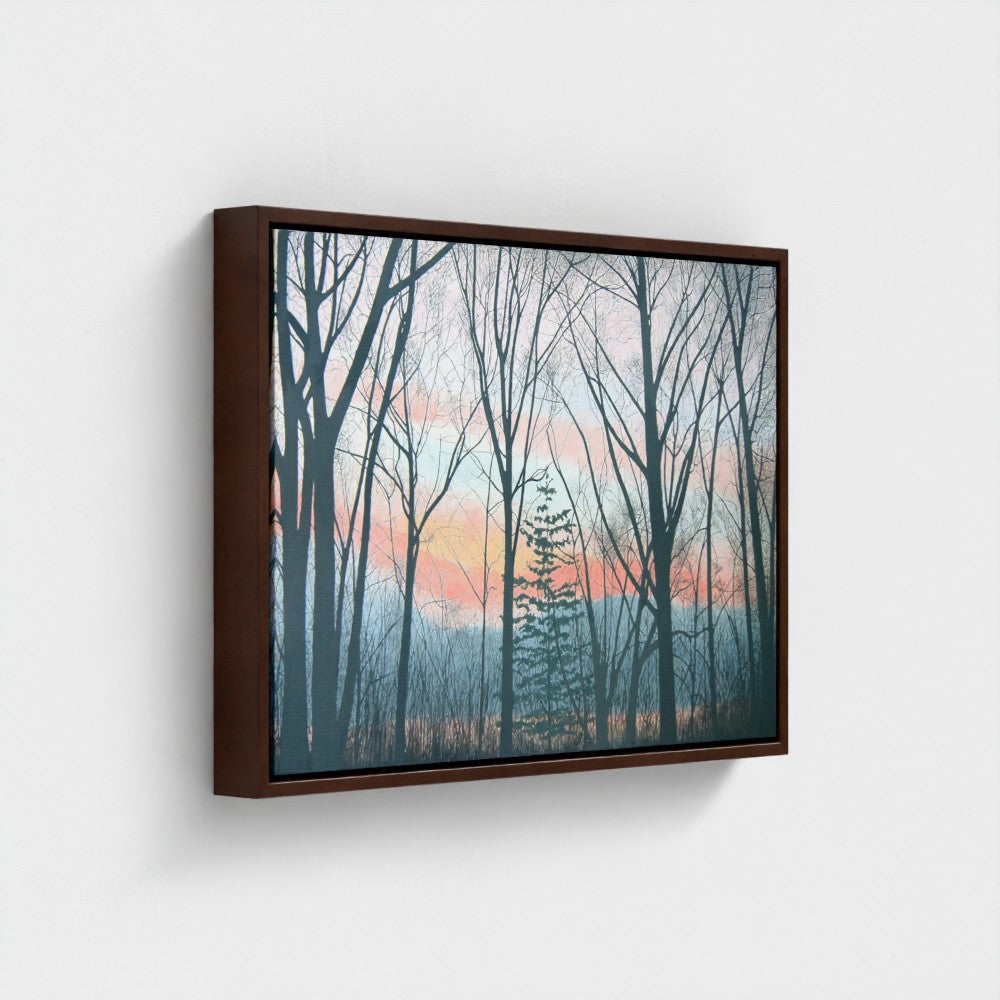 Winter Trees at Dusk - Marion Ranyak