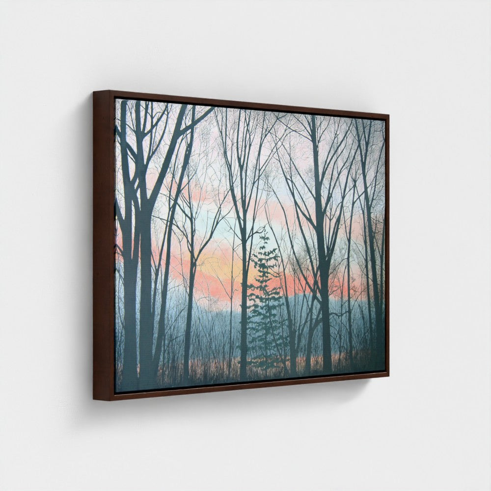 Winter Trees at Dusk - Marion Ranyak