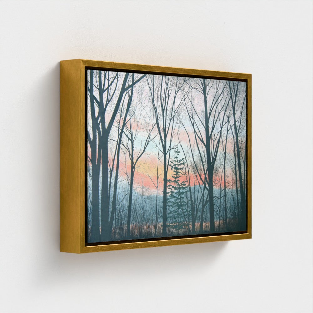 Winter Trees at Dusk - Marion Ranyak