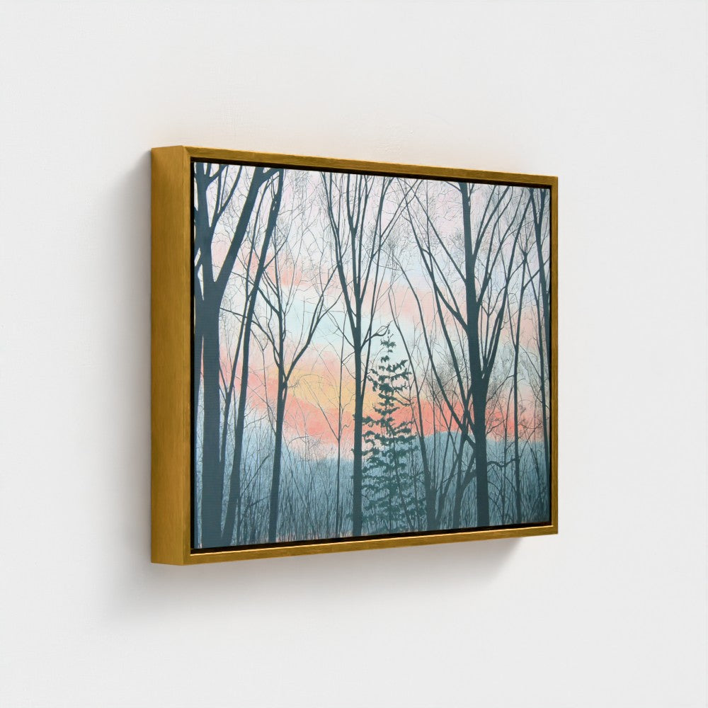 Winter Trees at Dusk - Marion Ranyak