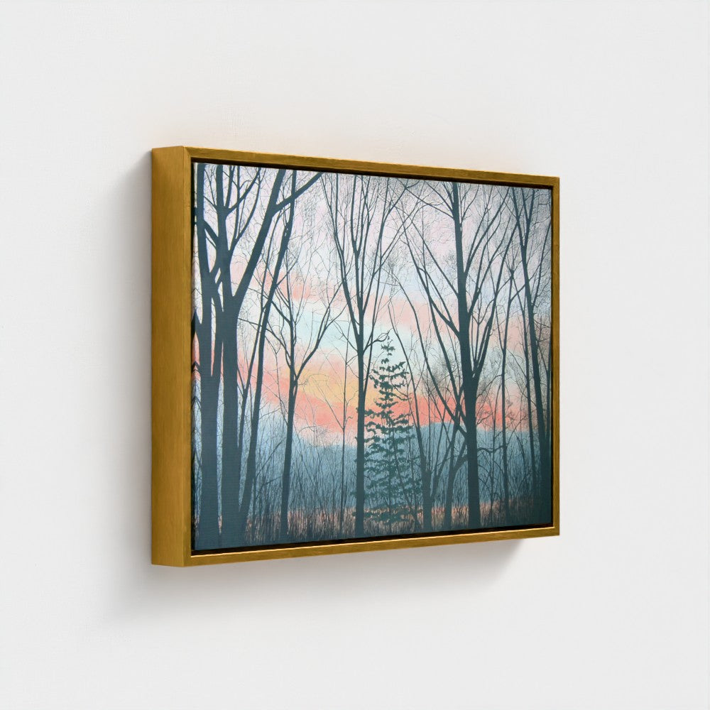 Winter Trees at Dusk - Marion Ranyak