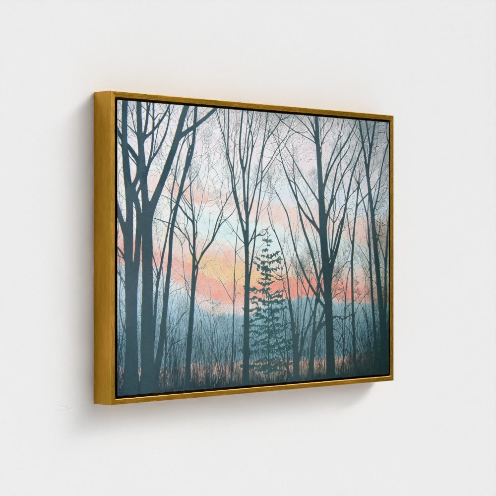 Winter Trees at Dusk - Marion Ranyak