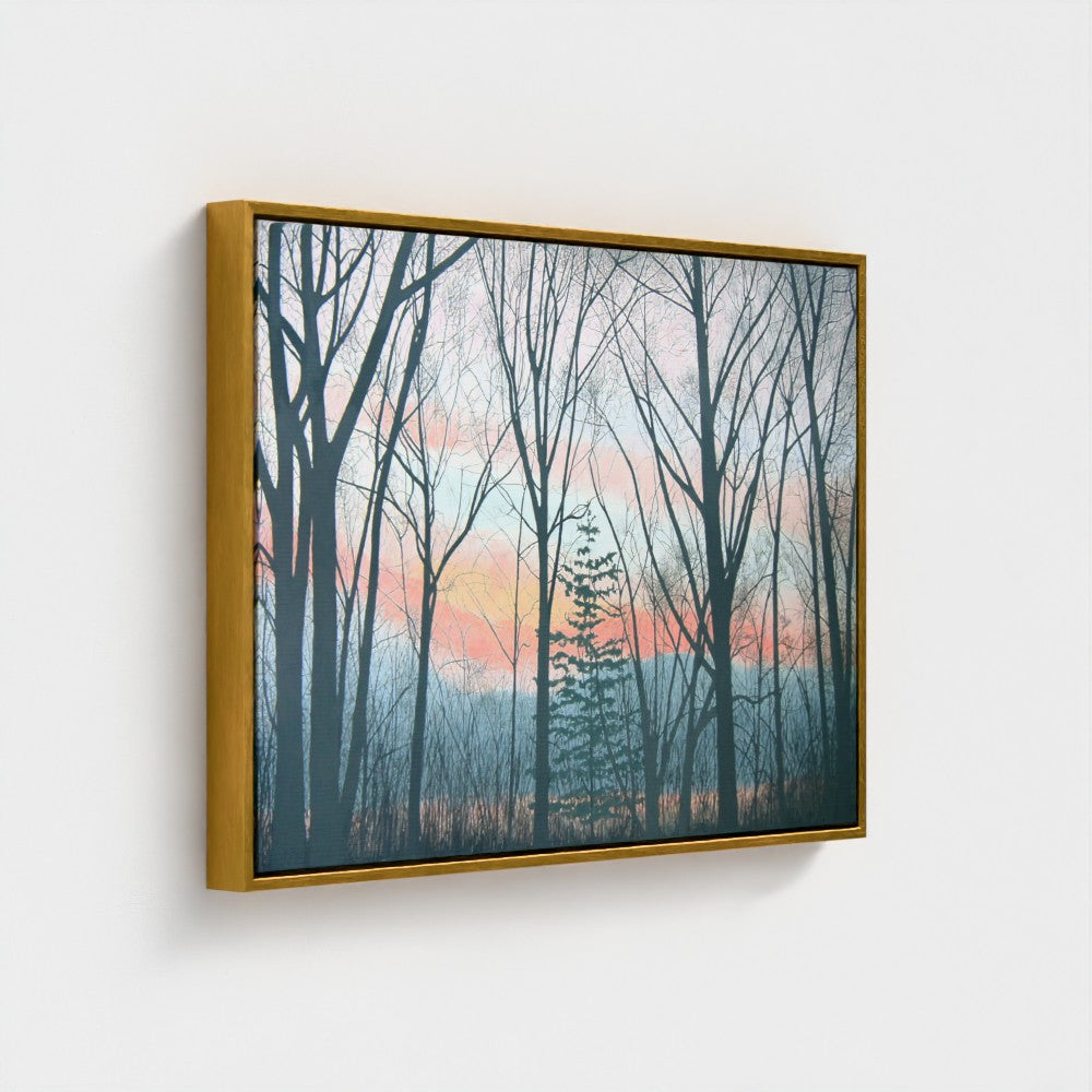 Winter Trees at Dusk - Marion Ranyak