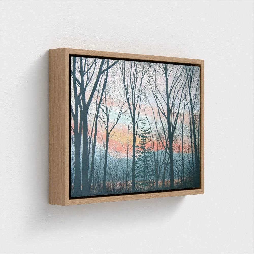 Winter Trees at Dusk - Marion Ranyak