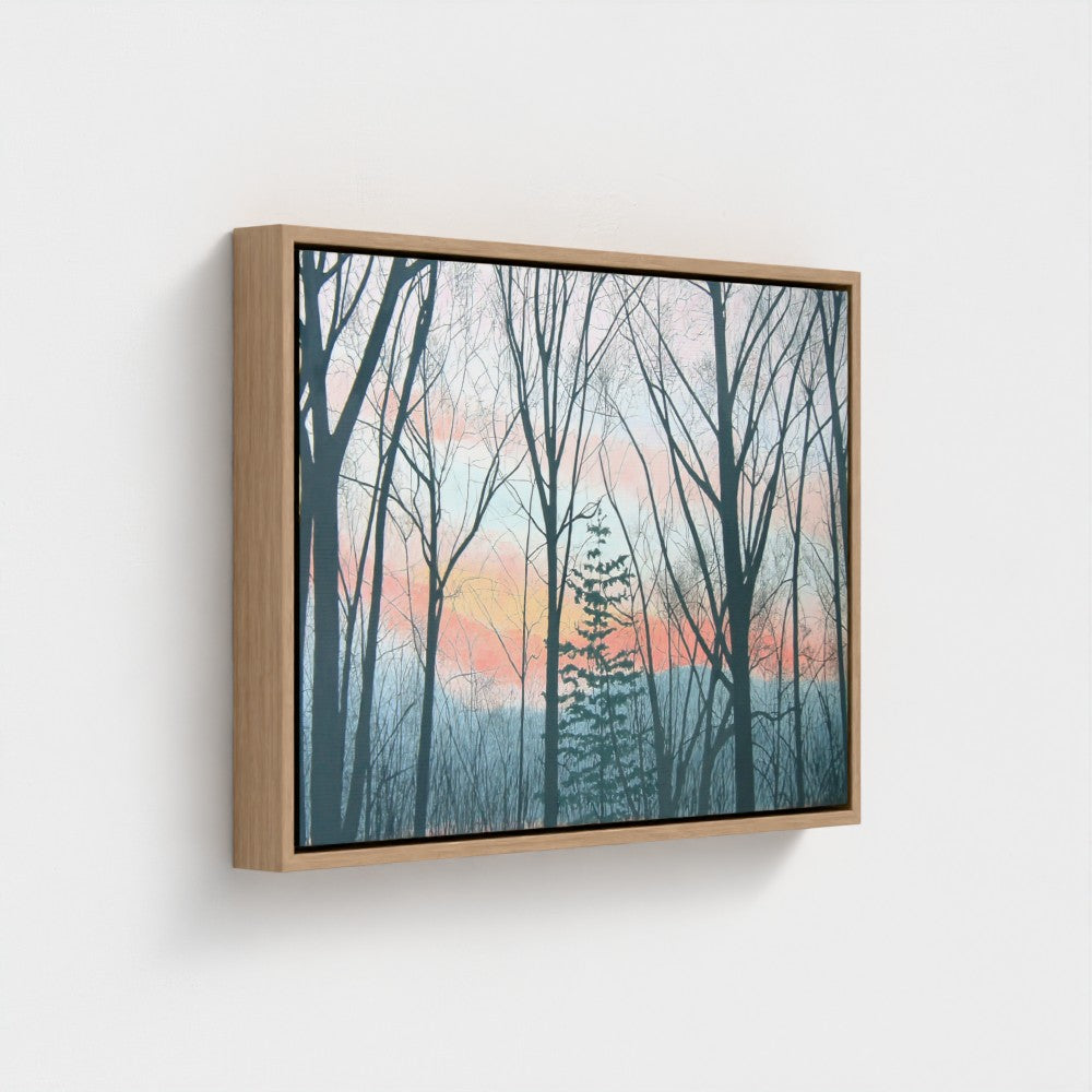 Winter Trees at Dusk - Marion Ranyak
