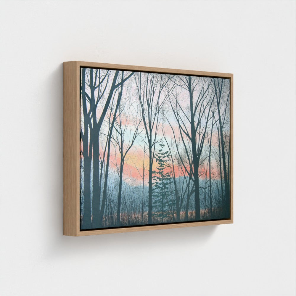Winter Trees at Dusk - Marion Ranyak
