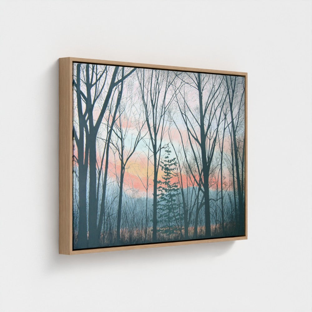 Winter Trees at Dusk - Marion Ranyak