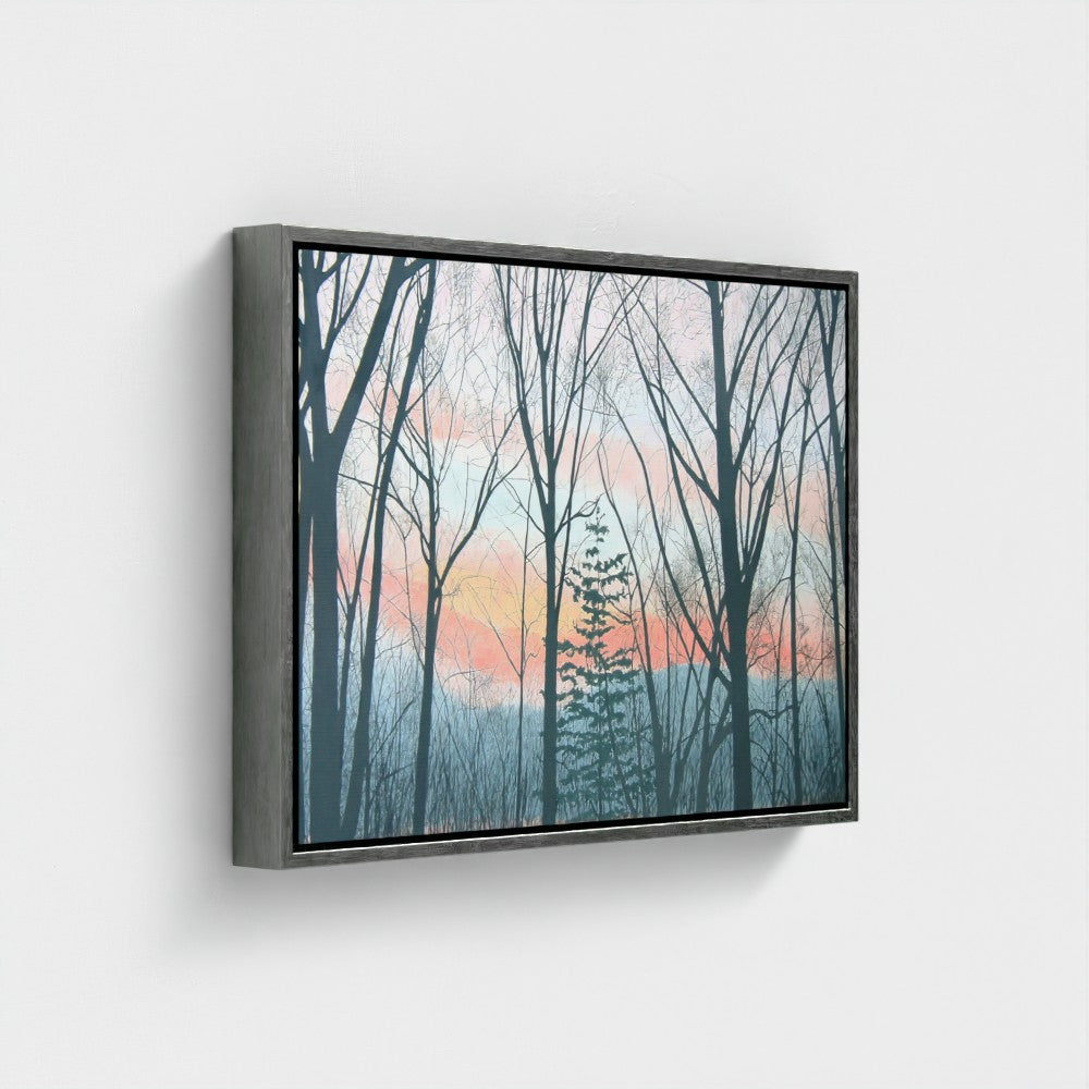 Winter Trees at Dusk - Marion Ranyak