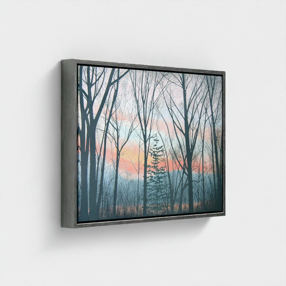 Winter Trees at Dusk - Marion Ranyak