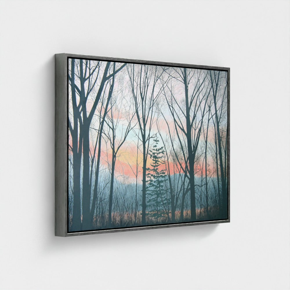 Winter Trees at Dusk - Marion Ranyak