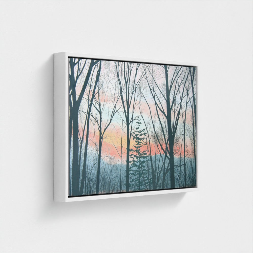 Winter Trees at Dusk - Marion Ranyak