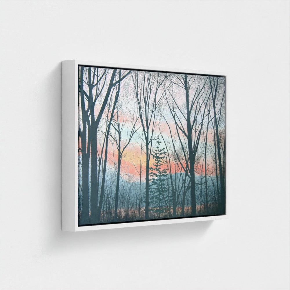 Winter Trees at Dusk - Marion Ranyak