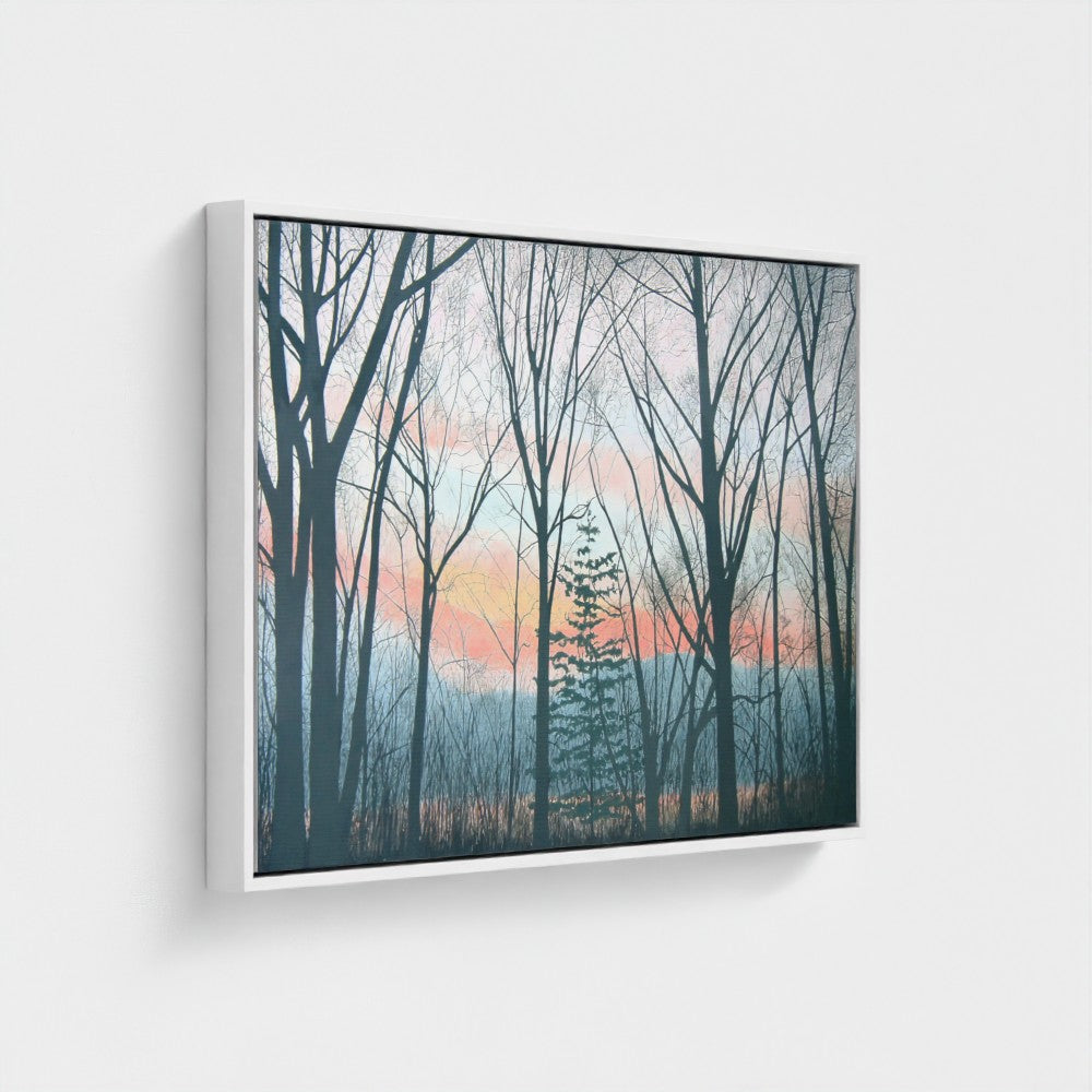 Winter Trees at Dusk - Marion Ranyak