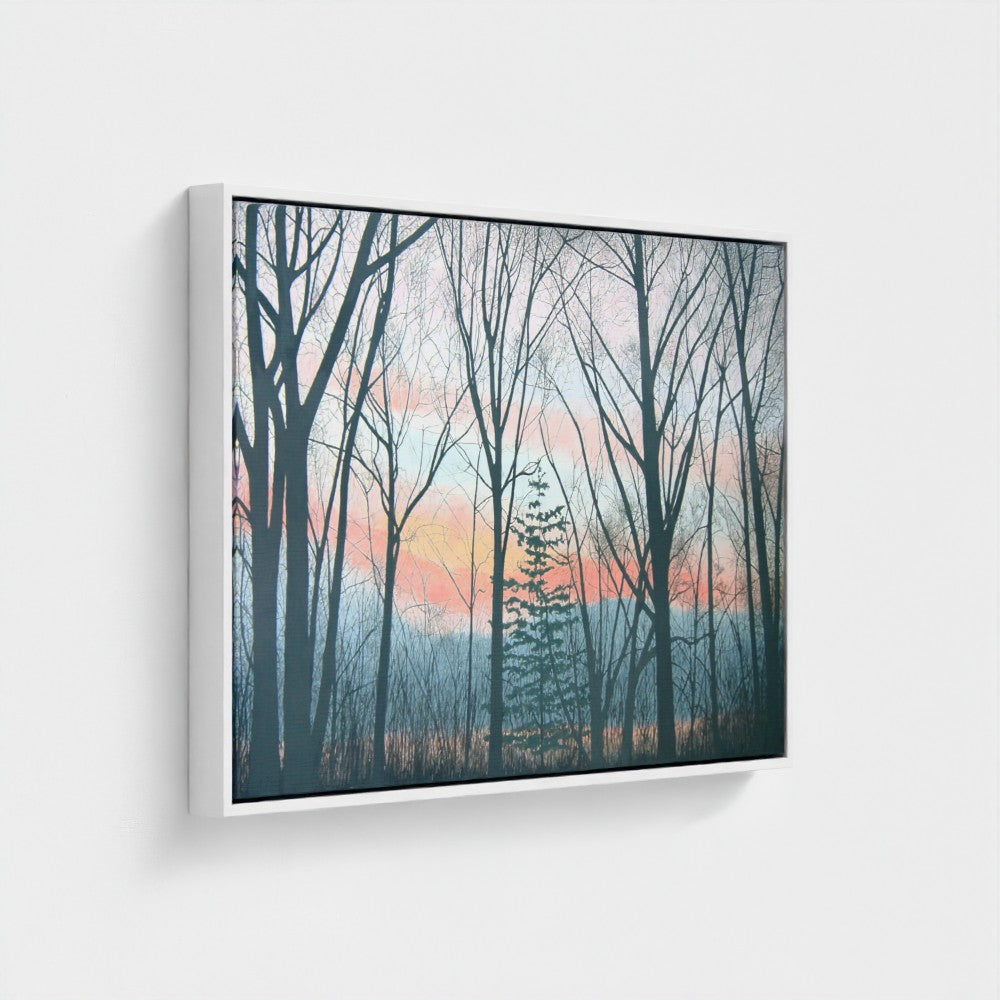 Winter Trees at Dusk - Marion Ranyak