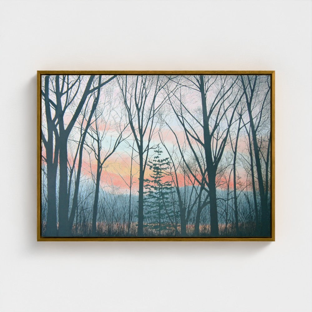 Winter Trees at Dusk - Marion Ranyak