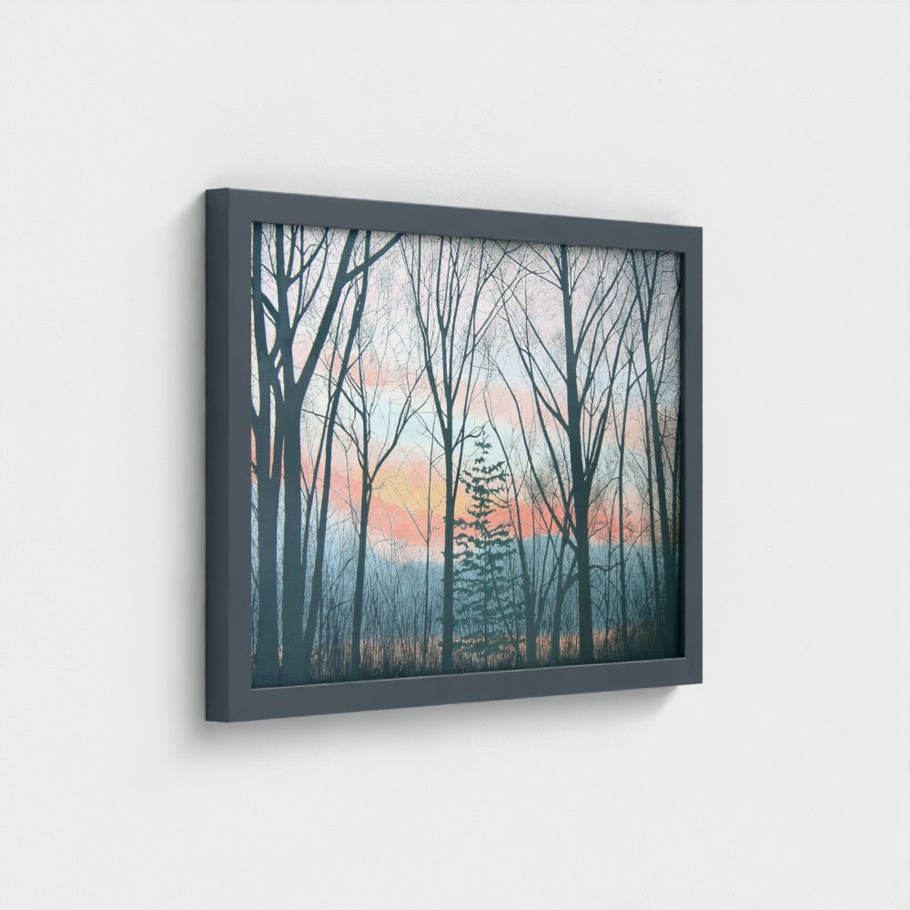 Winter Trees at Dusk - Marion Ranyak