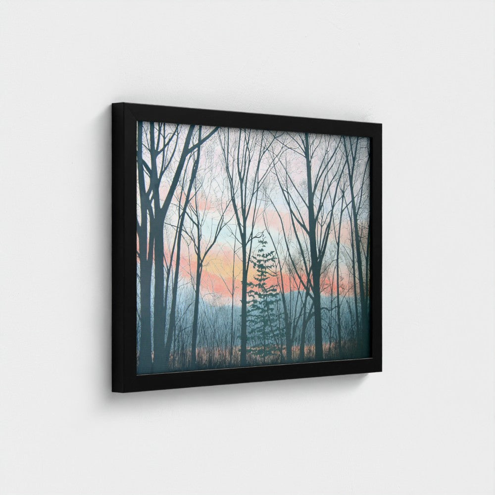 Winter Trees at Dusk - Marion Ranyak