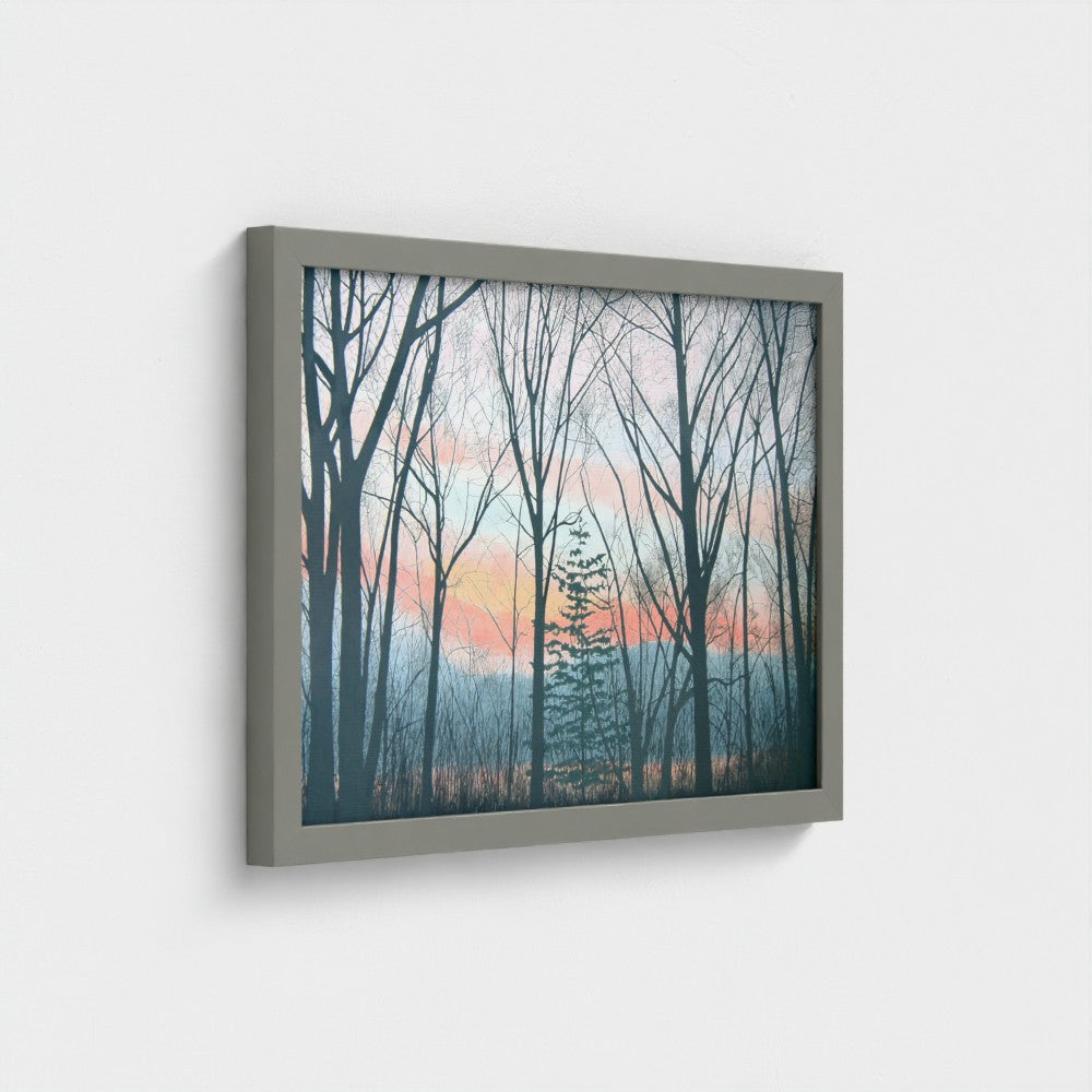 Winter Trees at Dusk - Marion Ranyak
