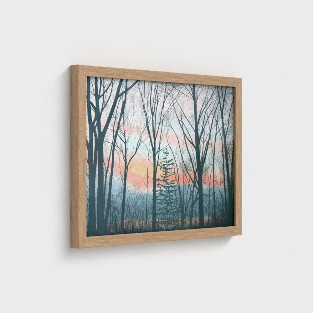 Winter Trees at Dusk - Marion Ranyak