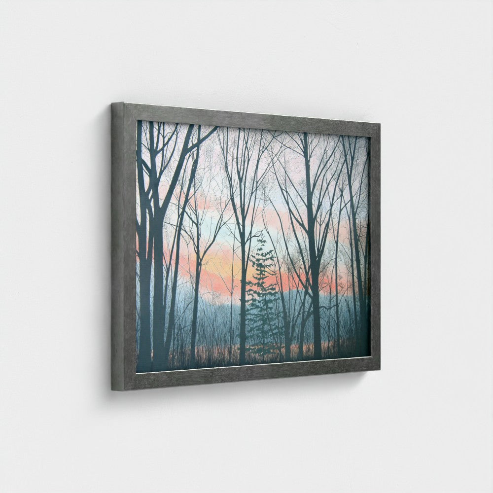 Winter Trees at Dusk - Marion Ranyak