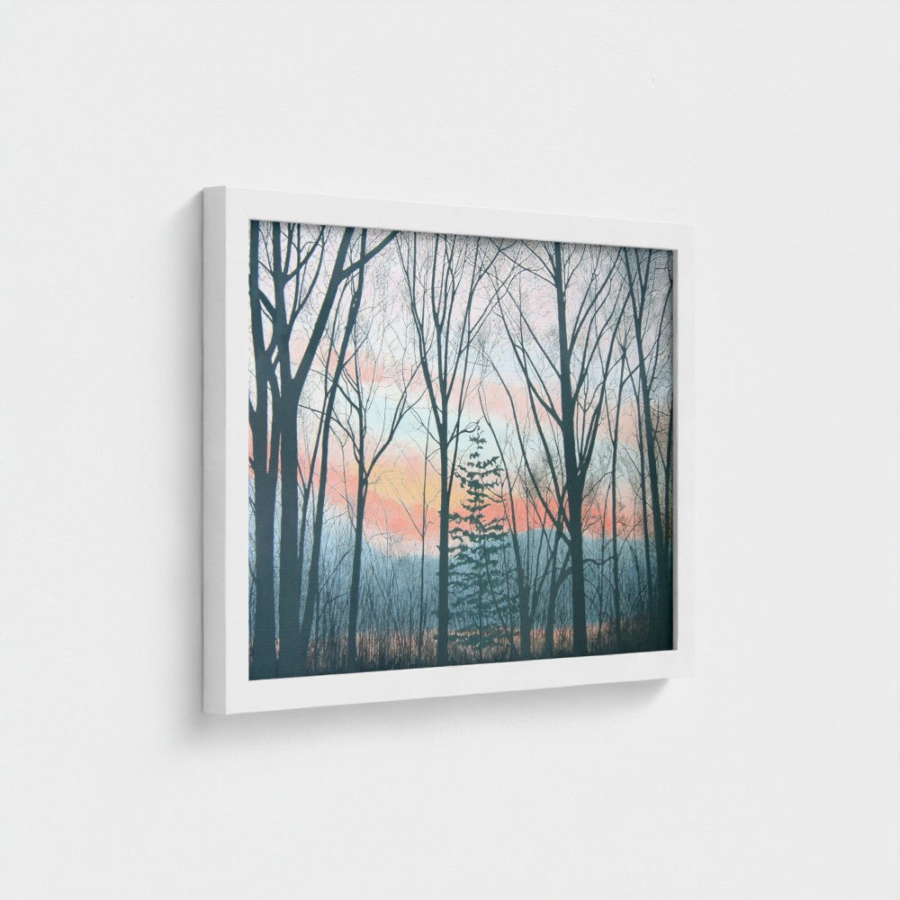Winter Trees at Dusk - Marion Ranyak