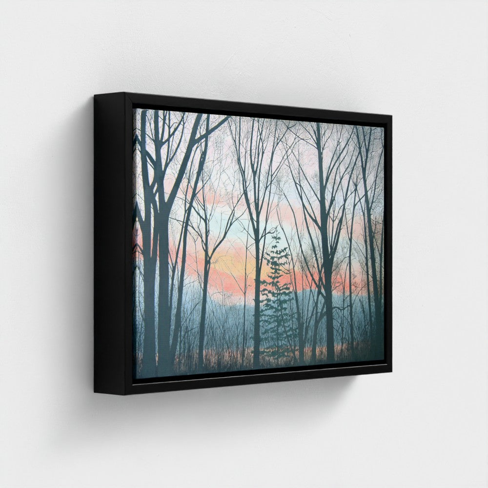 Winter Trees at Dusk - Marion Ranyak