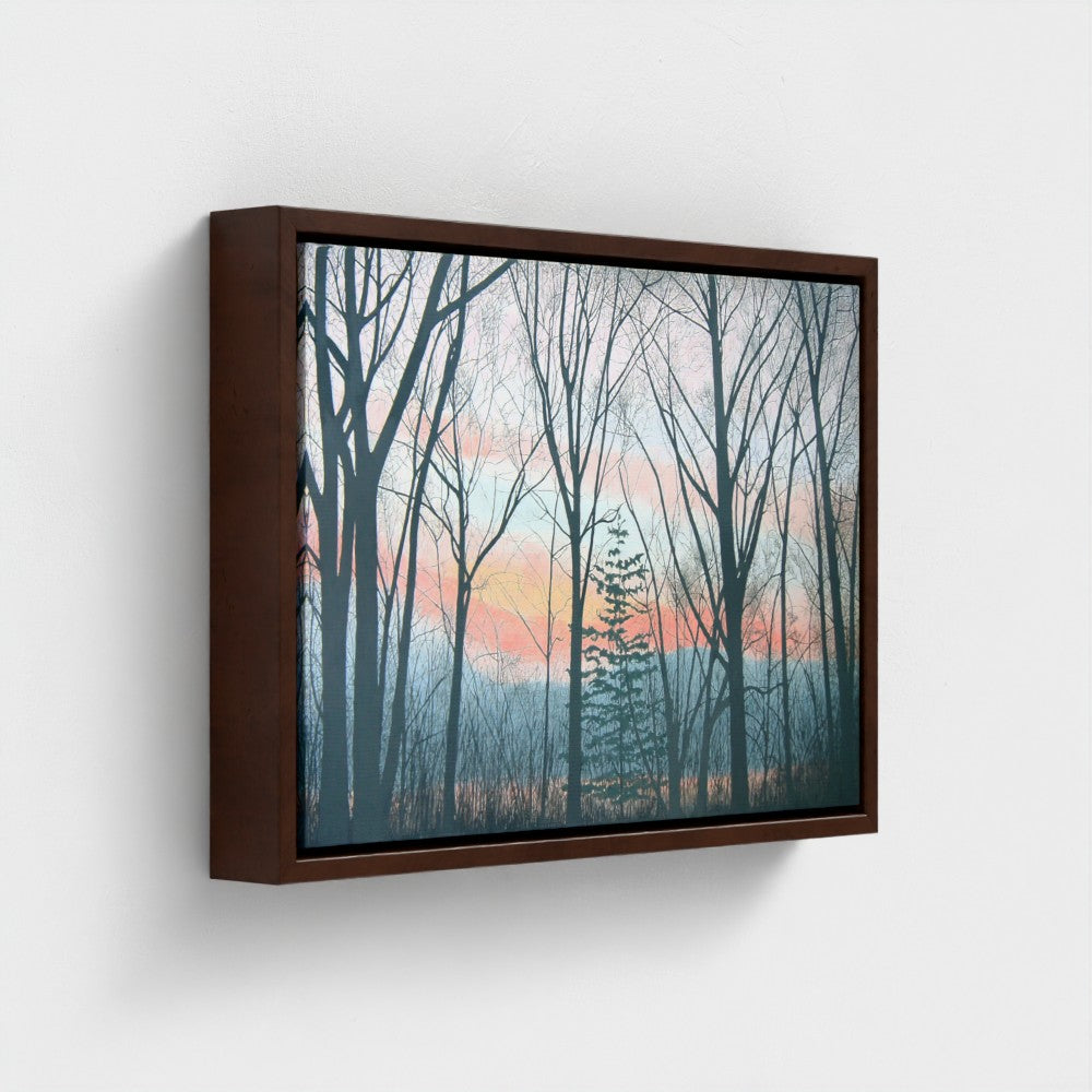 Winter Trees at Dusk - Marion Ranyak