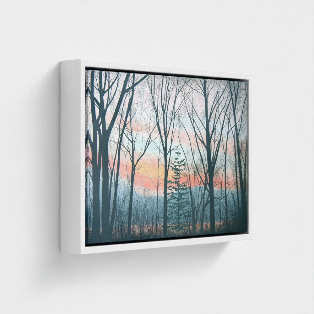 Winter Trees at Dusk - Marion Ranyak