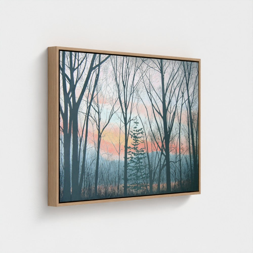 Winter Trees at Dusk - Marion Ranyak